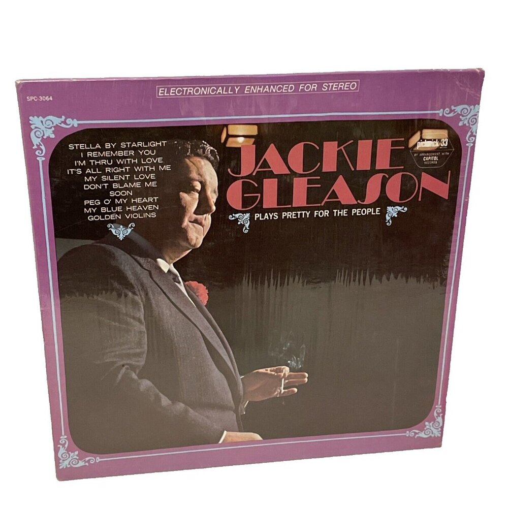 Jackie Gleason Plays Pretty For The People (Vinyl, 1967) Pickwick SPC-3064 Good